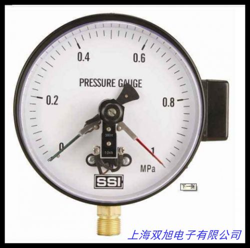 -5KPA-10KPA負10KPA不銹鋼真空壓力表 電接點數(shù)字壓力表